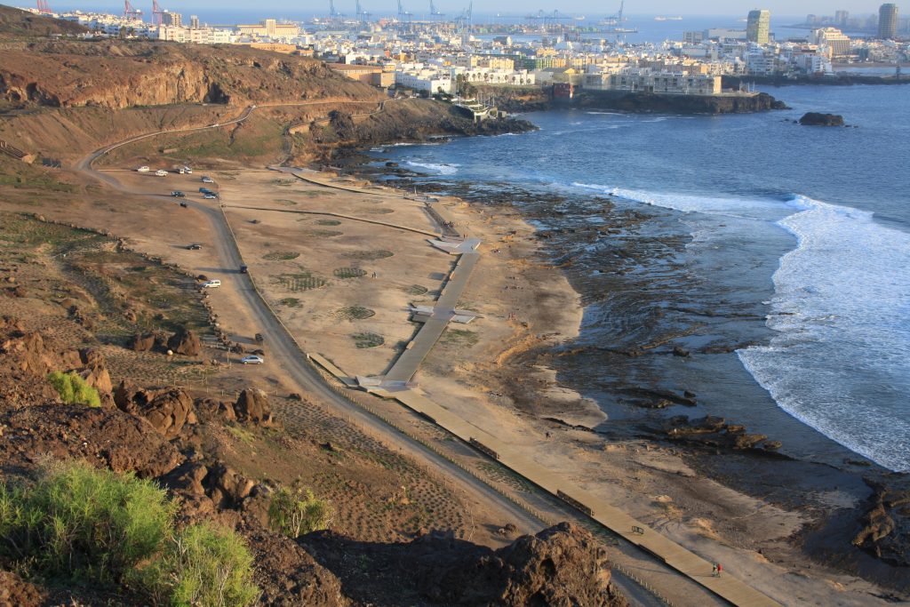 Vista de la Playa del Confital