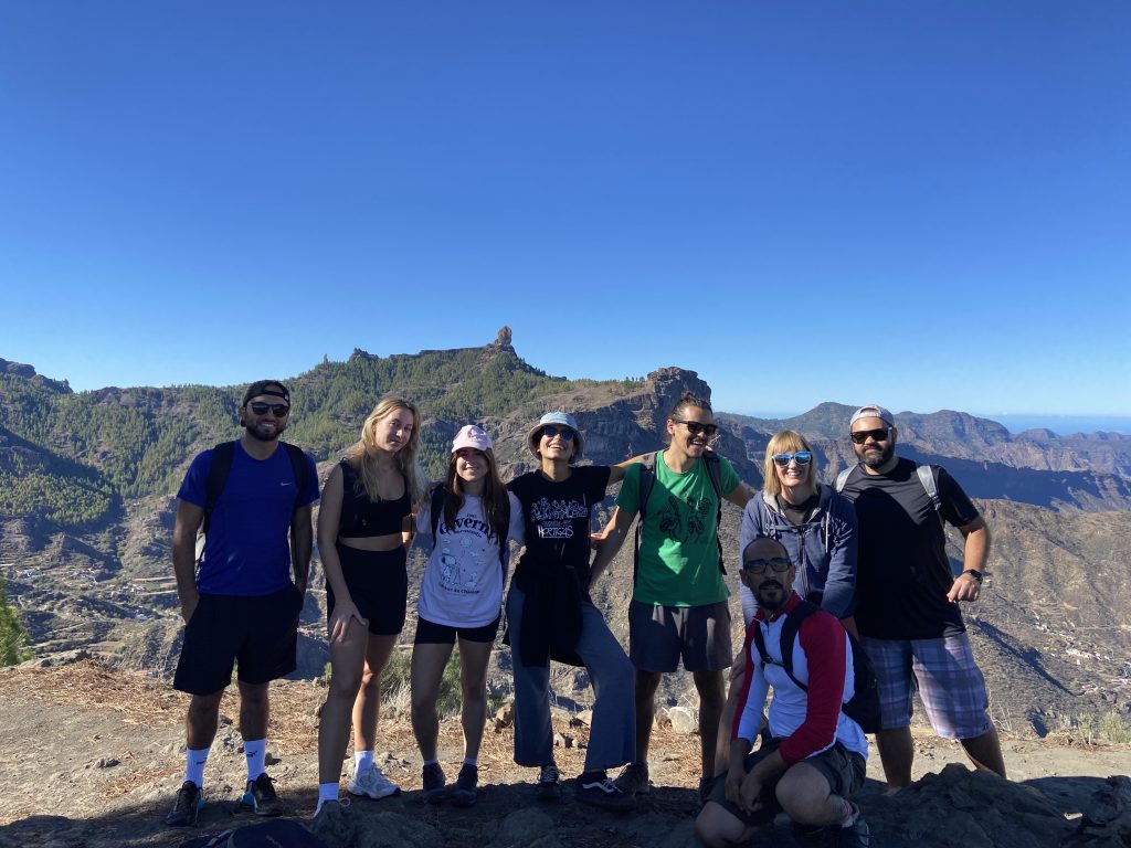 Hiking in Gran Canaria, members of EcoIsleta community