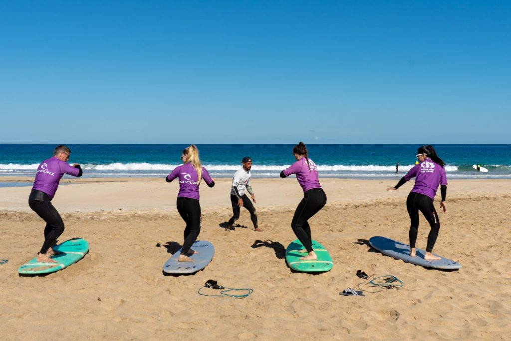 Coliving and surfing Canary Islands, learing to surf in Fuerteventura