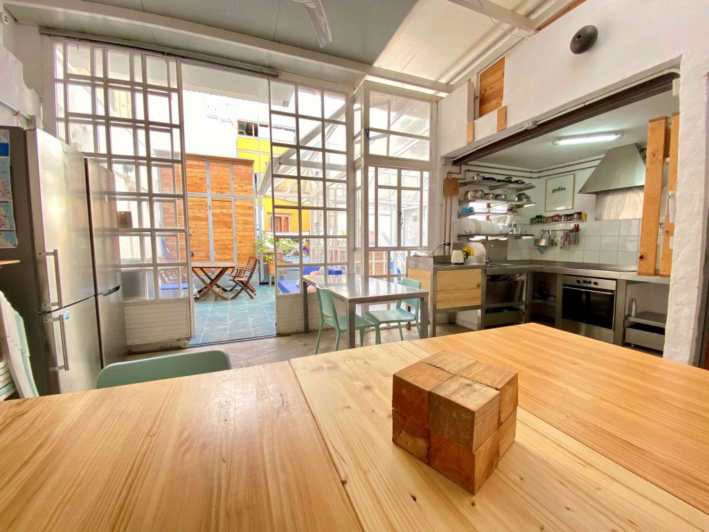 Community space and coworking in Coliving EcoIsleta