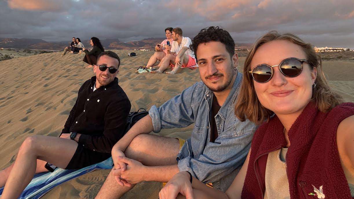 EcoIsleta community en el Sur de Gran Canaria, visitando la isla juntos para conocerla